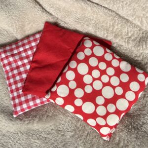 Pittenzakjes rood
