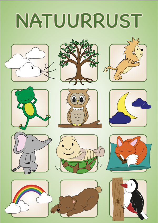 Natuurrust - poster met boekje - Afbeelding 2
